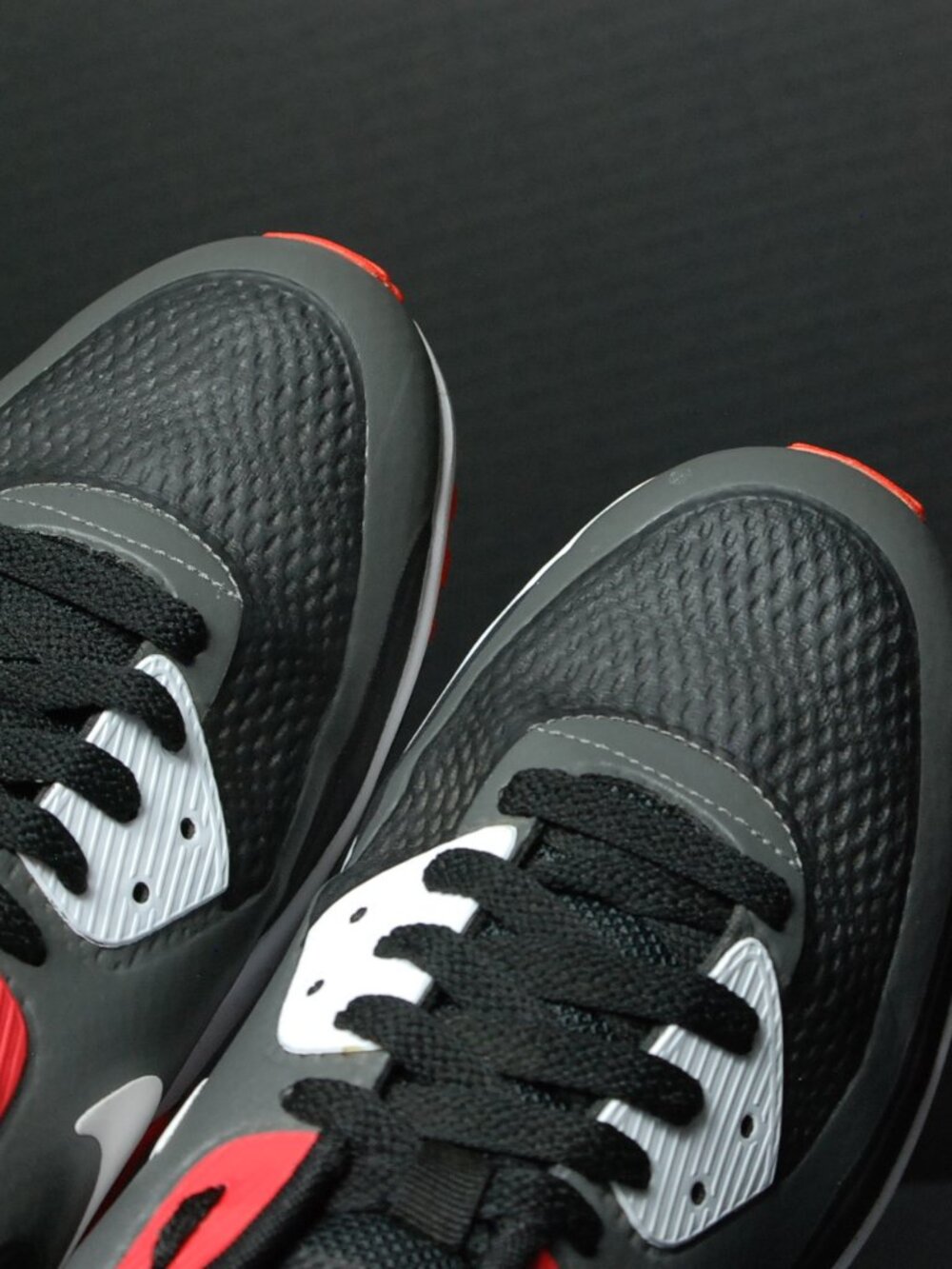 Nike Air Max 90 Golf Shoes Men's US Black/White/Infrared CU9978 010 - Picture 8 of 12